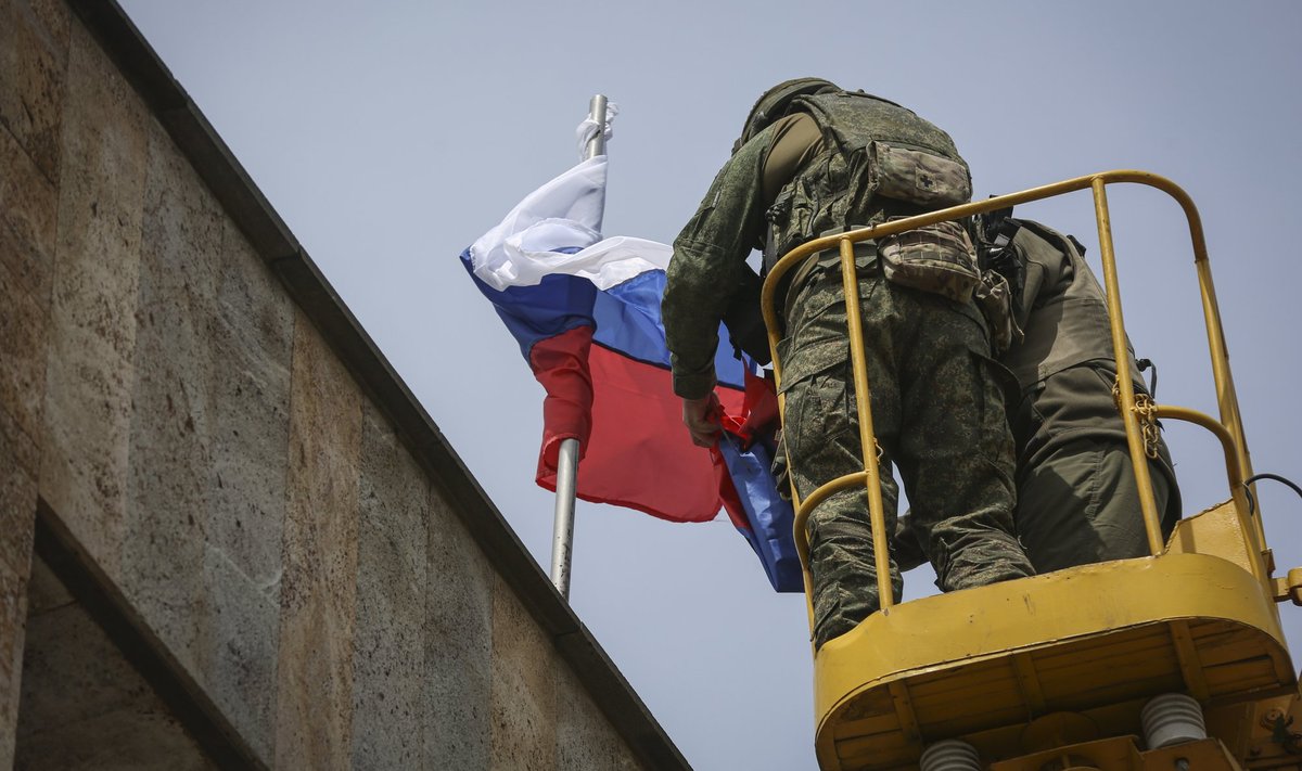 Venemaa lipu heiskamine Svitlodarskis