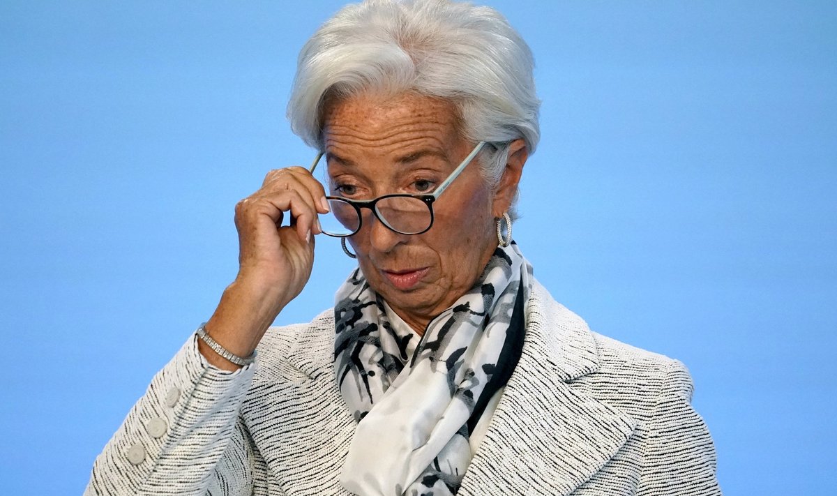 Christine Lagarde’i sõnul ei saa allahindlusi teha: inflatsioon tuleb 2% peale saada.