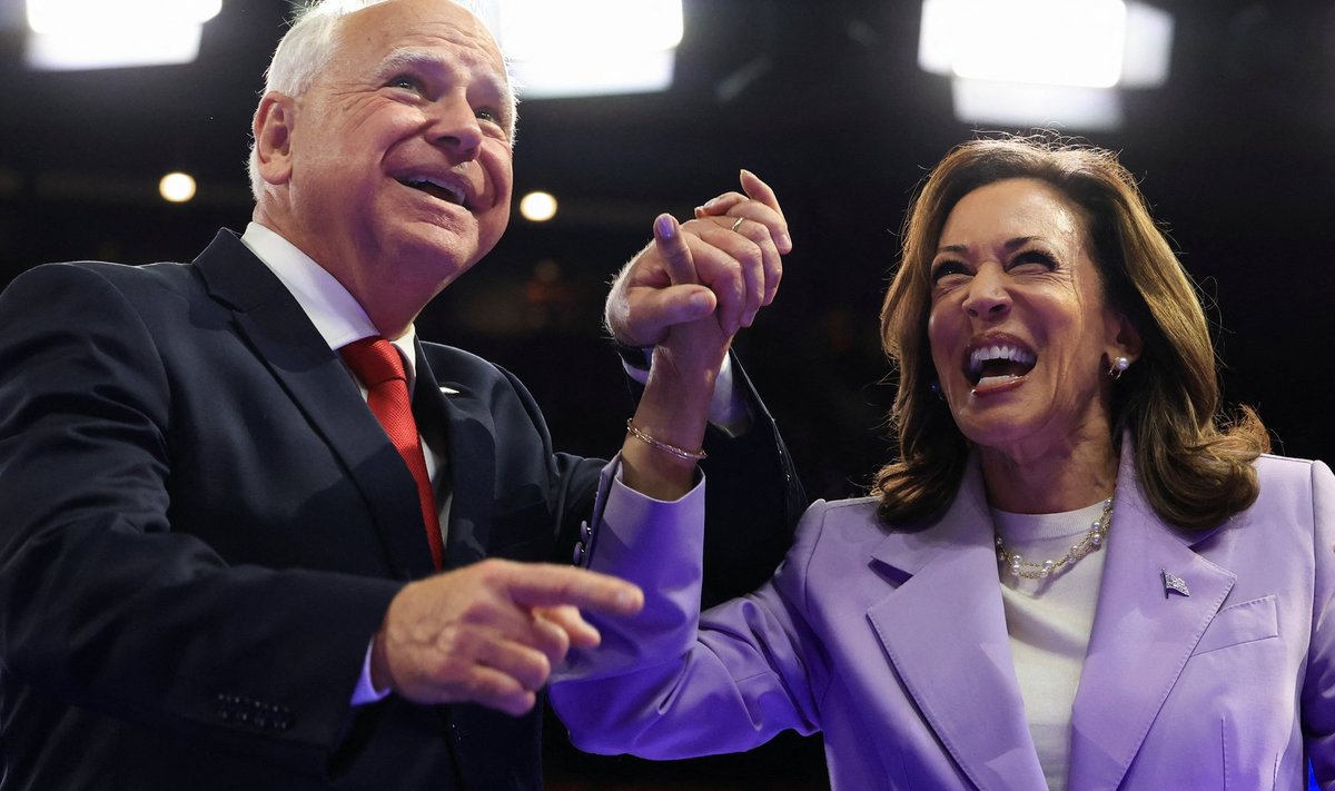 USA asepresident Kamala Harris ja Minnesota kuberner Tim Walz