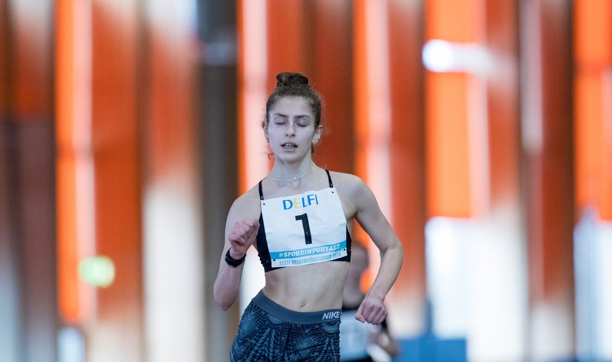 Jekaterina Mirotvortseva (nr 1) võitis naiste 3000 meetri käimise.