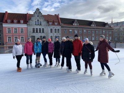 Lasnamäe lasteaednike ühine uisutamine