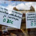 FOTOD: Kristiine keskuse ees müüakse suitsu pekooni ja kana tukkidega pirukaid
