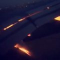 ВИДЕО: Двигатель самолета с футболистами Саудовской Аравии загорелся по пути в Ростов-на-Дону