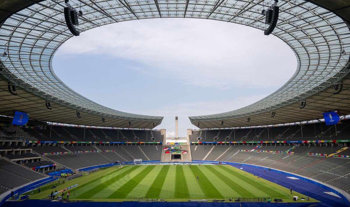 Berliini olümpiastaadion, kus 14. juulil peetakse EMi finaal.