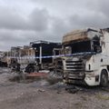 Ущерб от поджога пяти грузовиков в Нарве оценили в 300 000 евро