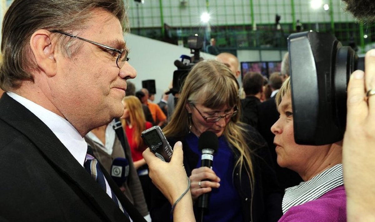 EL-i suhtes skeptiliselt  meelestatud Põlissoomlaste juht Timo Soini valiti sel kevadel europarlamenti.