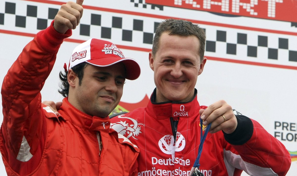 Felipe Massa ja Michael Schumacher