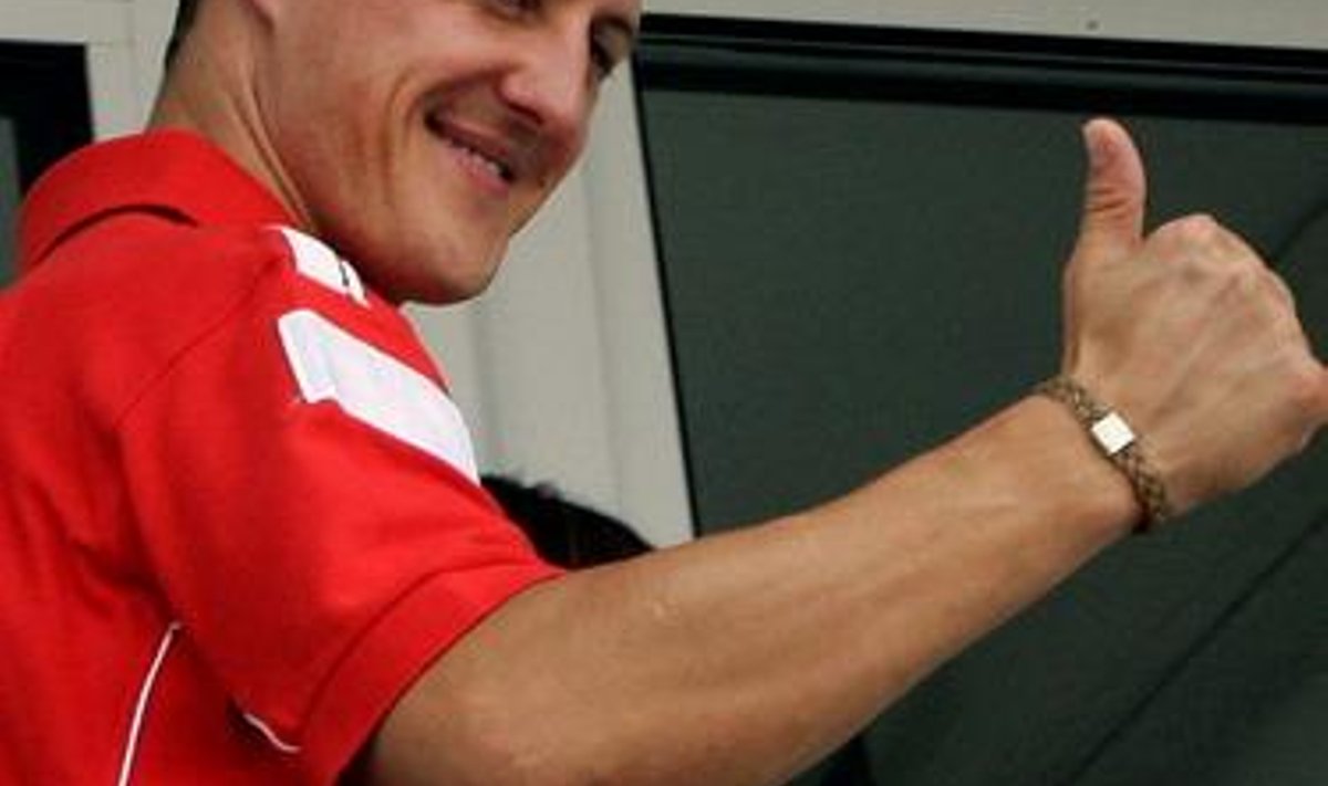 Michael Schumacher pärast Saksamaa GP kvalifikatsiooni