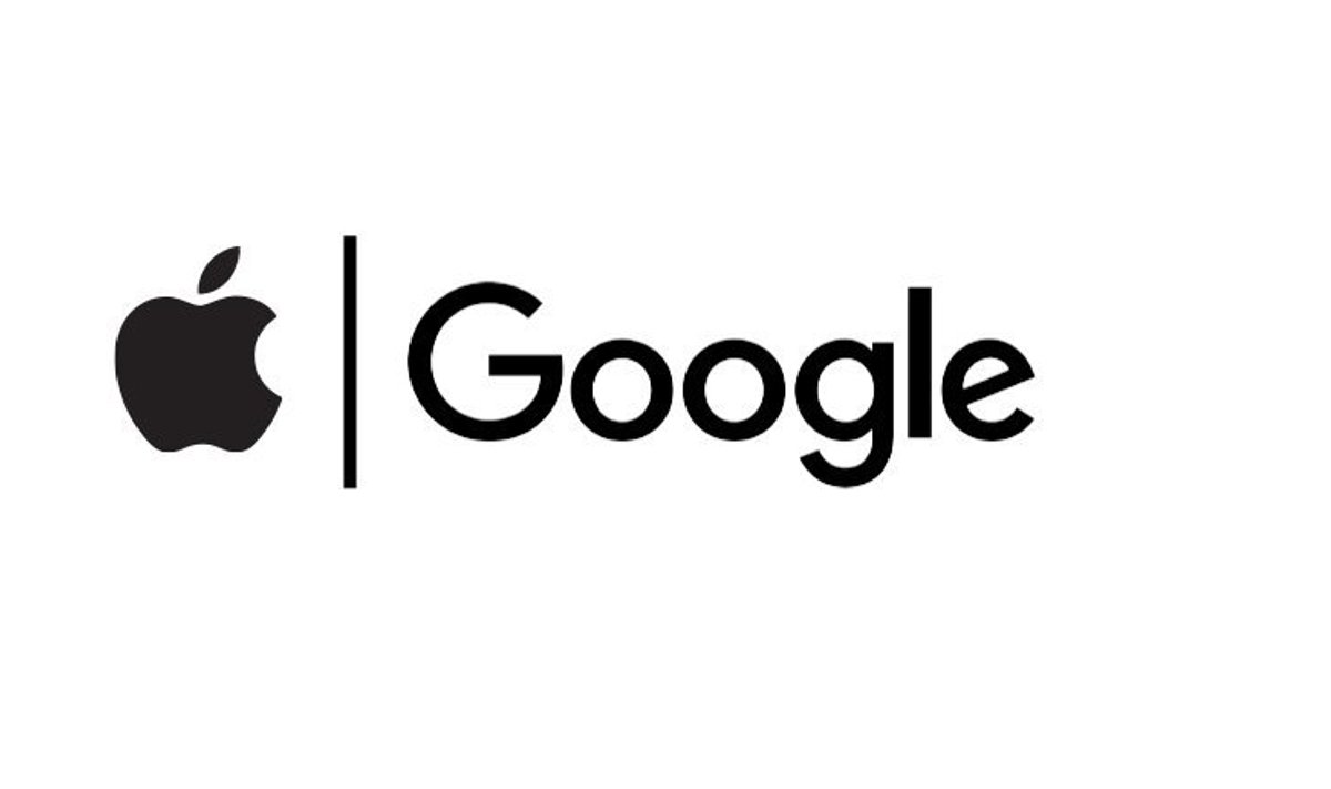 Apple'i ja Google'i logod