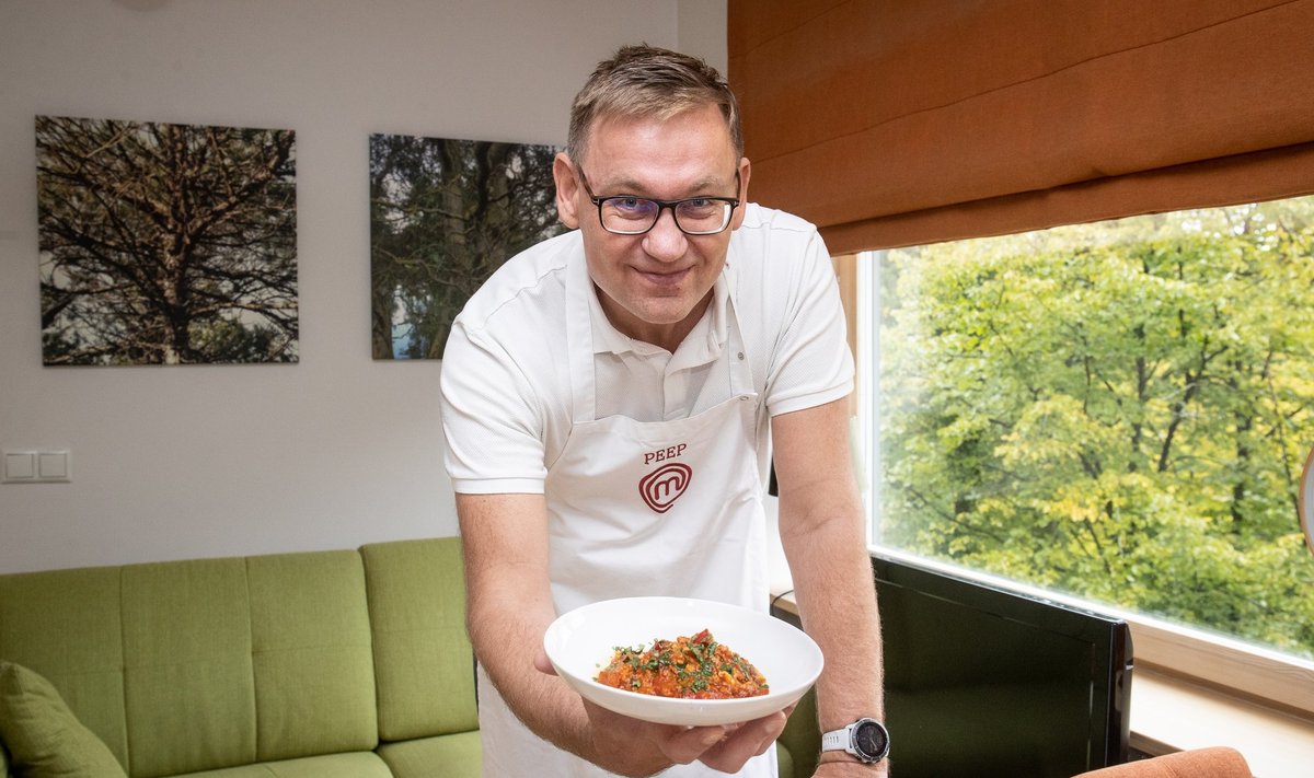 „MasterChef Eesti“ valge põlle omanik Peep Peterson fännib Jamie Oliveri ja on köögigurult õppinud, et igast toiduainest saab midagi väga head teha.