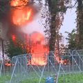VIDEO: Sloveenia põgenike telklaagris toimus suur põleng