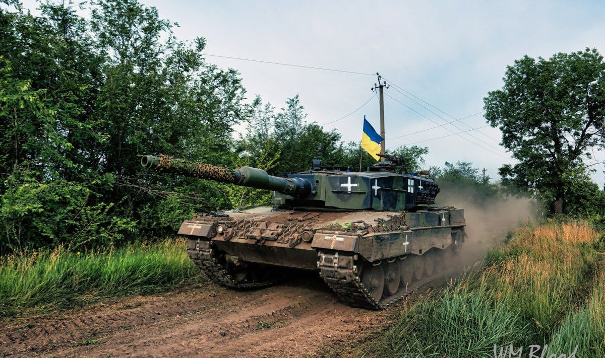 Танк „Леопард“ 2А4 украинской армии