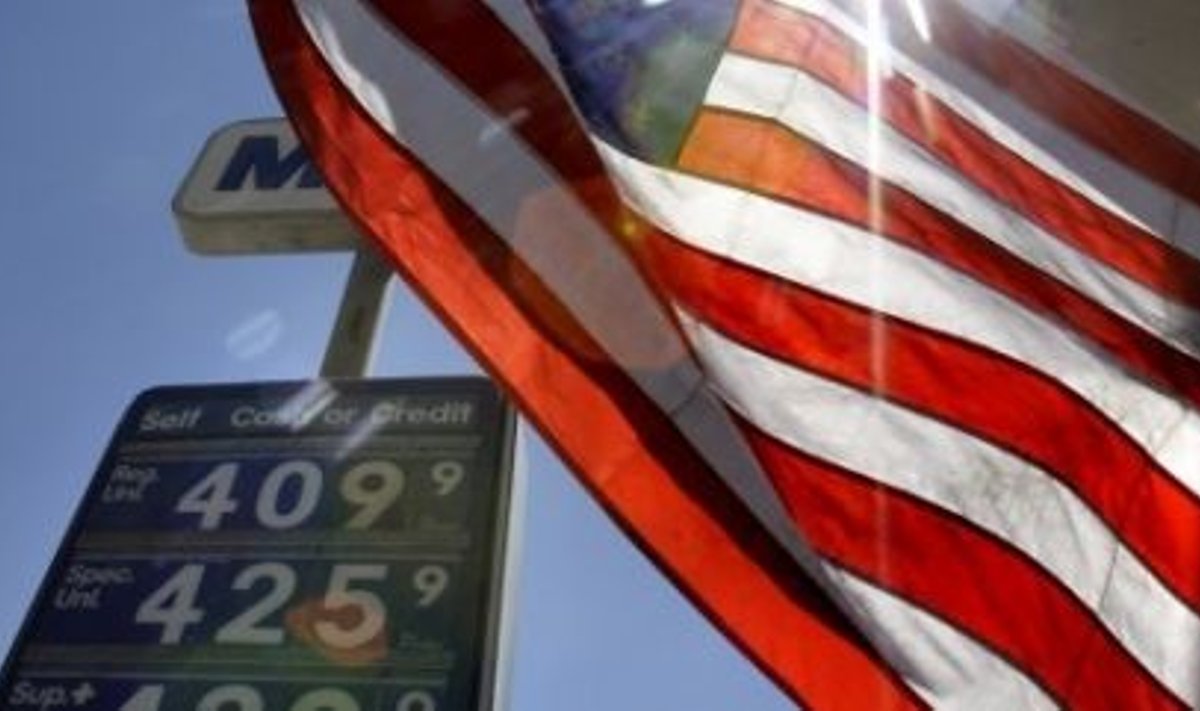 2008. a. sööstsid USAs kütuse hinnad taevasse. Foto Charles Krupe, AP