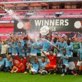 VIDEO | Manchester City võitis Agüero kahe värava toel hooaja esimese tiitli