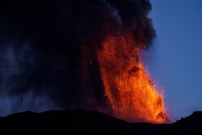 Etna vulkaan purskamas