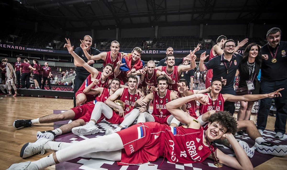 Serbia U18 korvpallikoondis tuli Euroopa meistriks