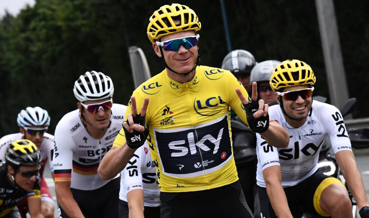 Tour de France´i neljakordne võitja Chris Froome