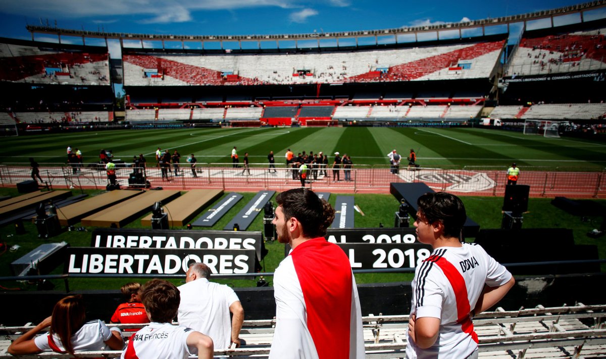 River Plate'i kodustaadion, kus pidi toimuma korduskohtumine