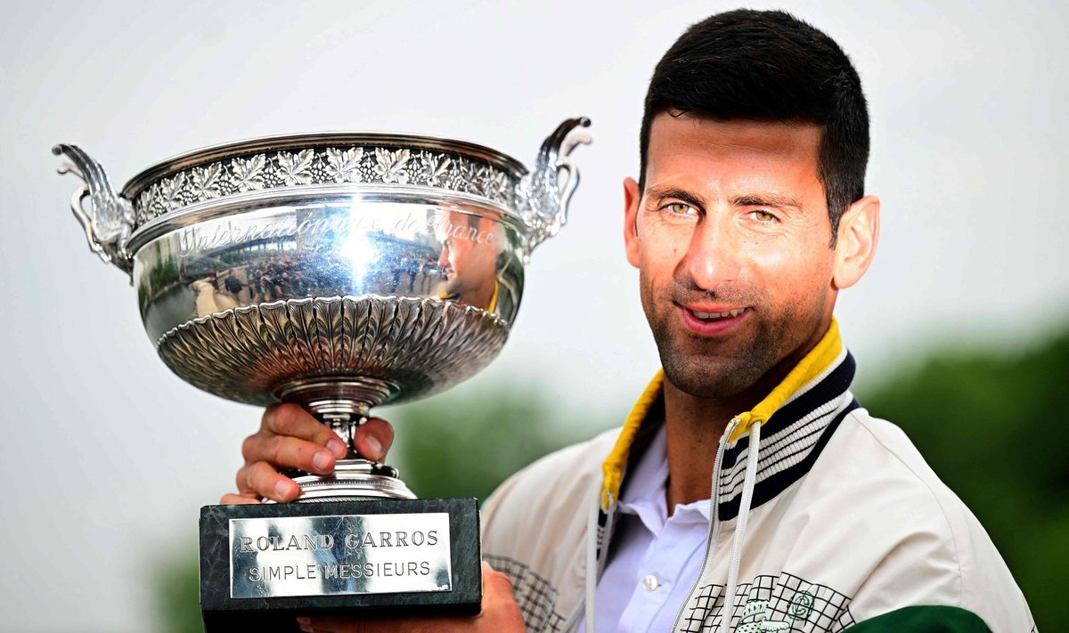 Novak Djokovic särab, sest on kõigi aegade parim meestennisist.