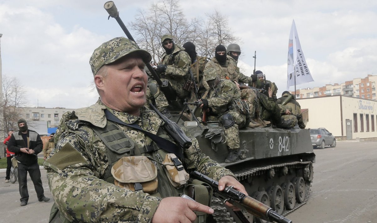 Separatistide relvajõud Ukrainas Slovjanskis