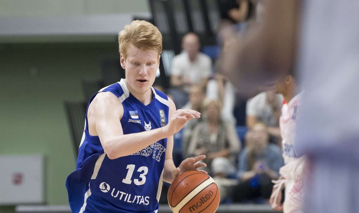 Eesti U18 koondise liider Matthias Tass.