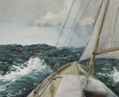 Борис Оттенберг (1891–1946). Парус. 1946. Масло. Из собрания Тийта Пруули.
