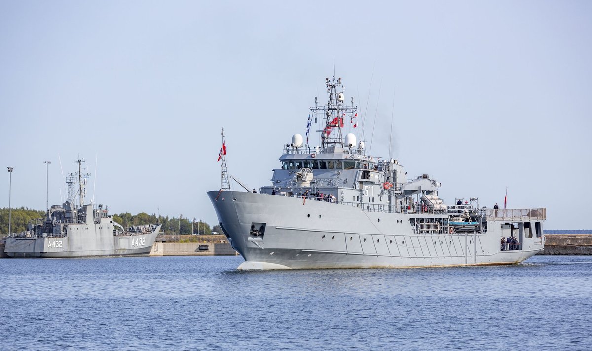 Poola sõjalaev külastas Tallinna