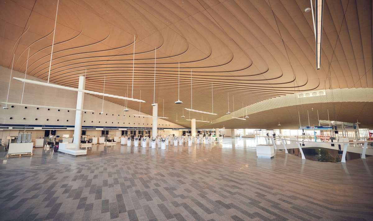 Helsingi lennujaama uuendatud reisiterminal