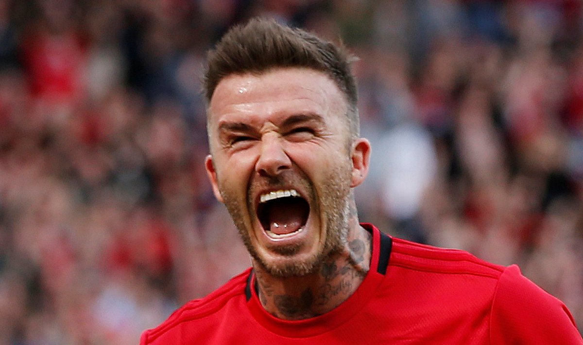 David Beckham tõmbas viimati Manchester Unitedi särgi selga 2019. aastal ajaloolise kolmikvõidu 20. aastapäeval legendide näidismatšil.