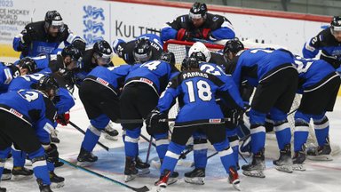 KOGU TÕDE MÄNGUST | Saunaõhtu. Eesti jäähokikoondis alustas MM-turniiri suure kaotusega