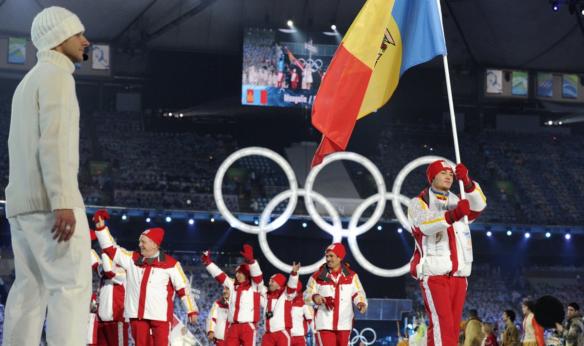 Moldova sportlased Vancouveri olümpia avatseremoonial