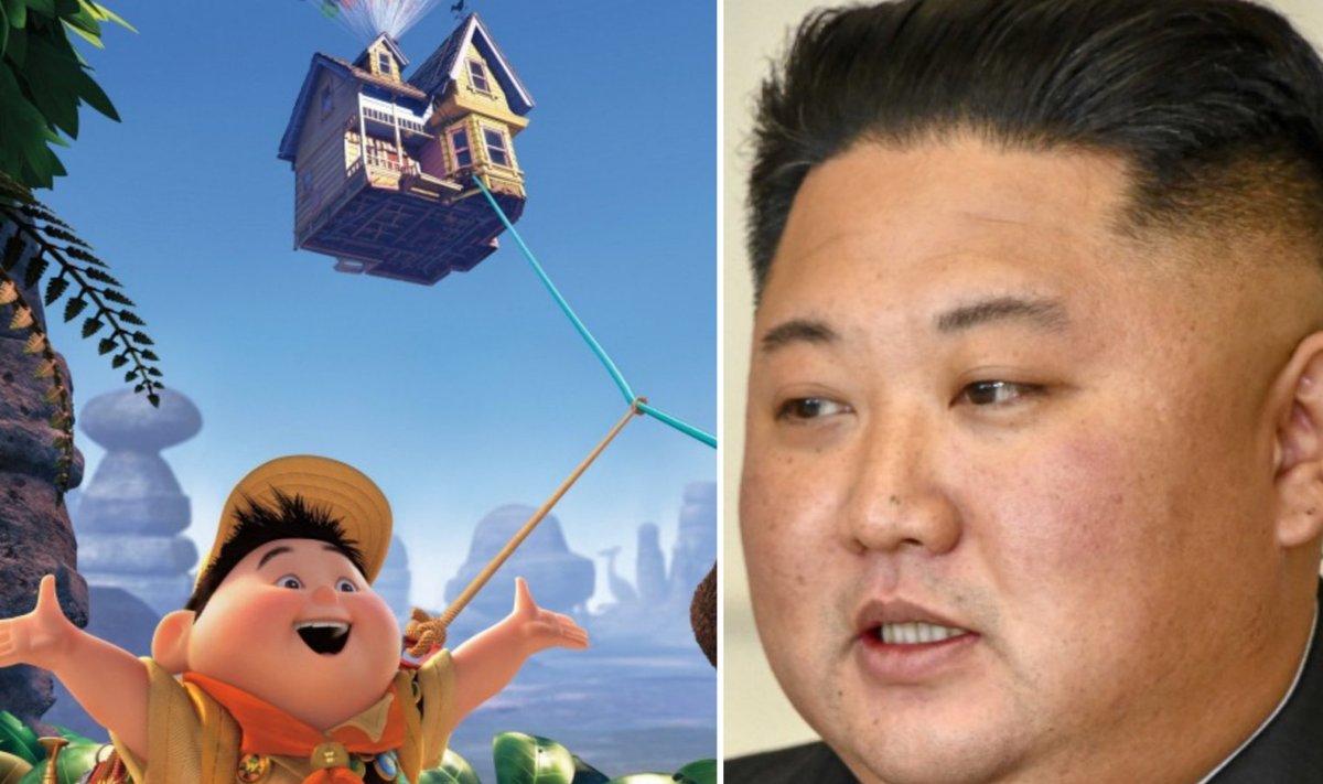 Üks populaarsemaid võrdlusi on Kim Jong-un kui matsakas Russell Pixari joonisfilmist „Up”.