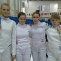 Молодые эстонские шпажистки завоевали серебряные медали чемпионата Европы!