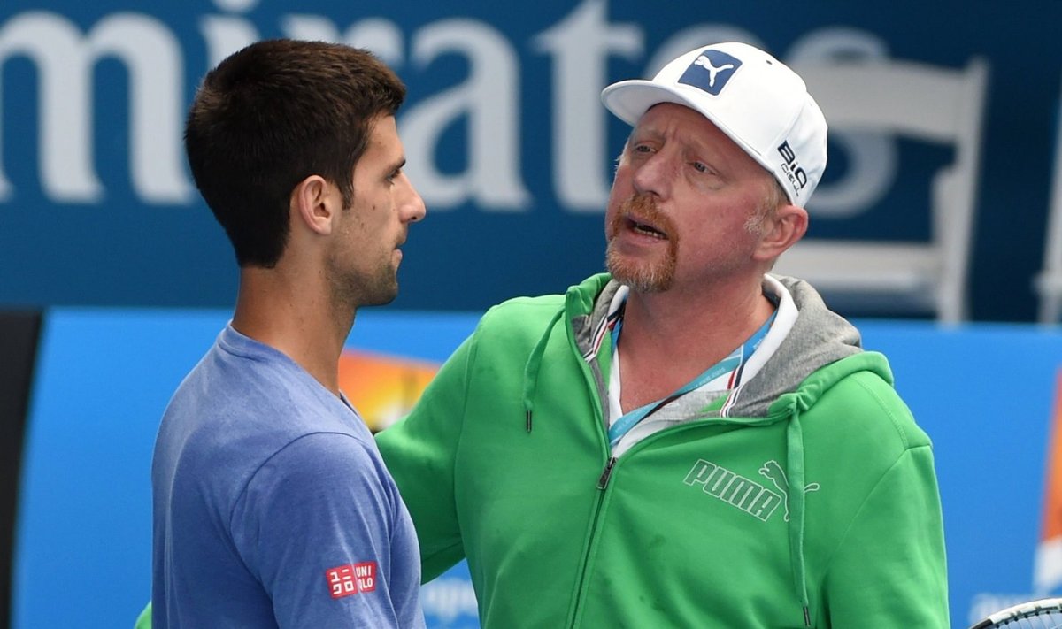 Novak Djokovic ja Boris Becker