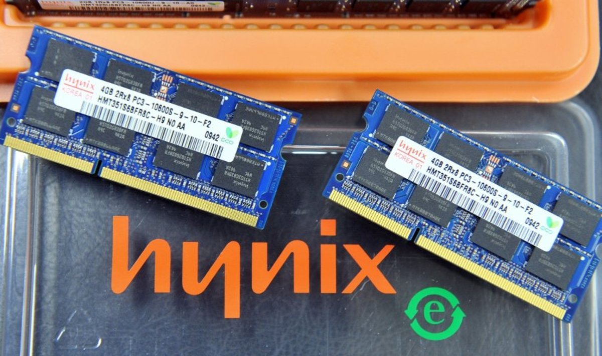 Hynix Semiconductori 44nm 4 GB DDR3 SO-DIMM muutmälu moodulid