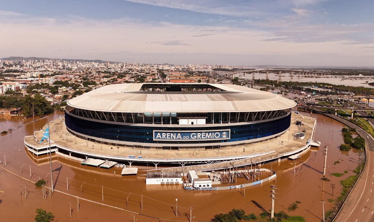 Gremio jalgpalliklubi kodustaadion Arena do Gremio.