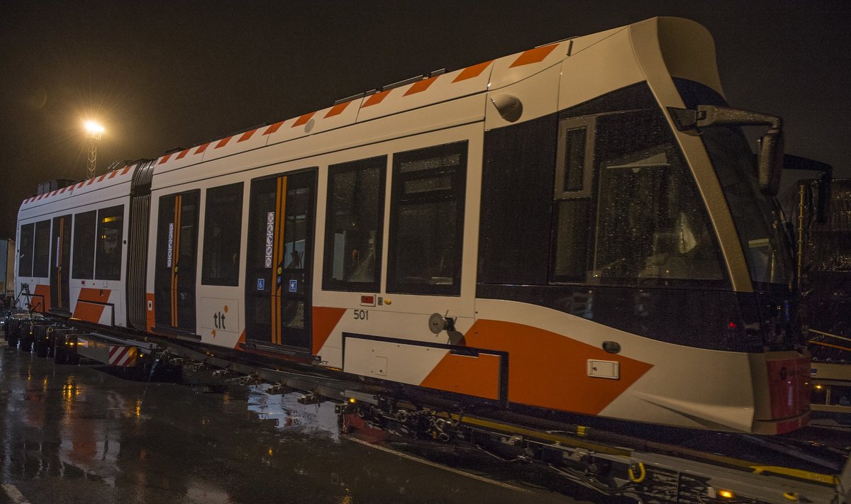 Uus tramm saabus Tallinna