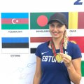 Vibulaskur Reena Pärnat võitis esimese eestlasena maailmareitinguturniiri
