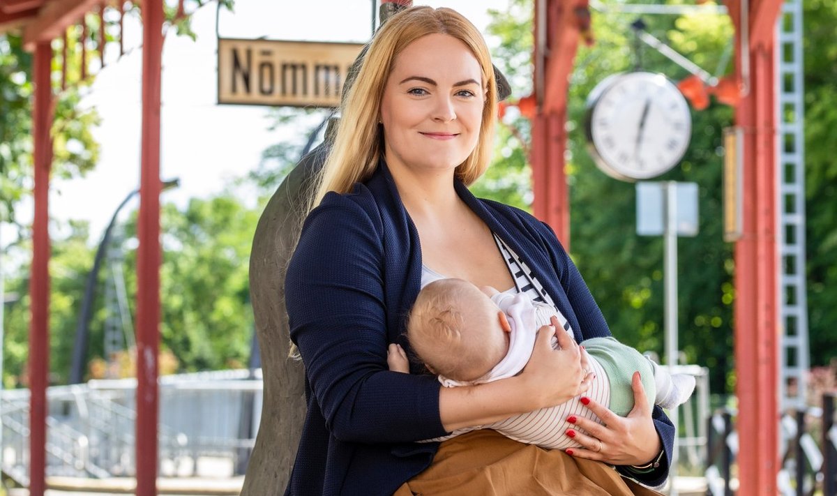 Erika on beebit toitnud tihti kohvikutes.