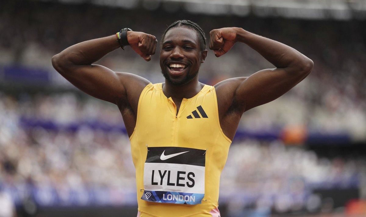 Noah Lyles näitas Londonis klassi.