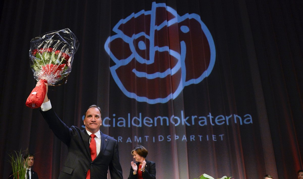 Stefan Löfven võitis sotsidega valimised, kuid peab peaministriks saamiseks veel koalitsiooni moodustama.