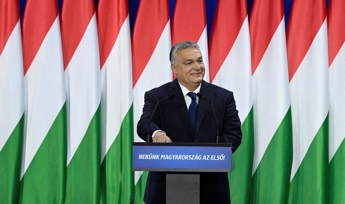 Ungari peaminister peab Budapestis oma iga-aastase kõne riigi seisukorra kohta.