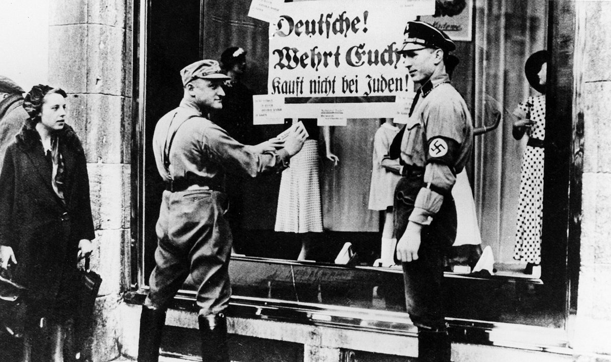 NATSIDE OHVER? Süüdistused Eesti aukonsuli Sigismund Rundi vastu tõstatati 1933. aastal, kui algas juutidele kuulunud äride boikoteerimine natside poolt.