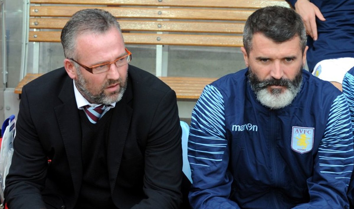 Aston Villa treenerid Paul Lambert ja Roy Keane