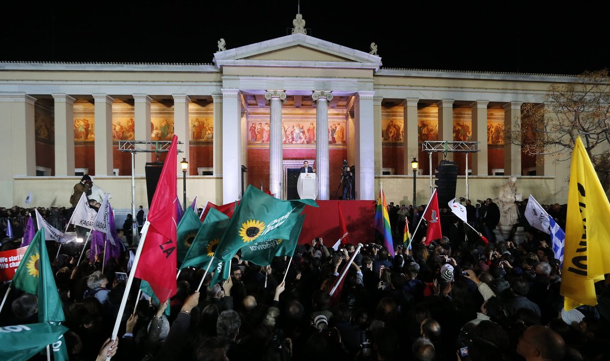 Kreekas võitis valimised vasakpoolne partei Syriza Alexis Tsiprasega eesotsas.