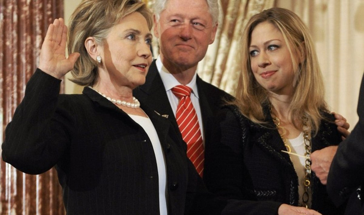 Chelsea Clinton, Bill, Hillary Clinton