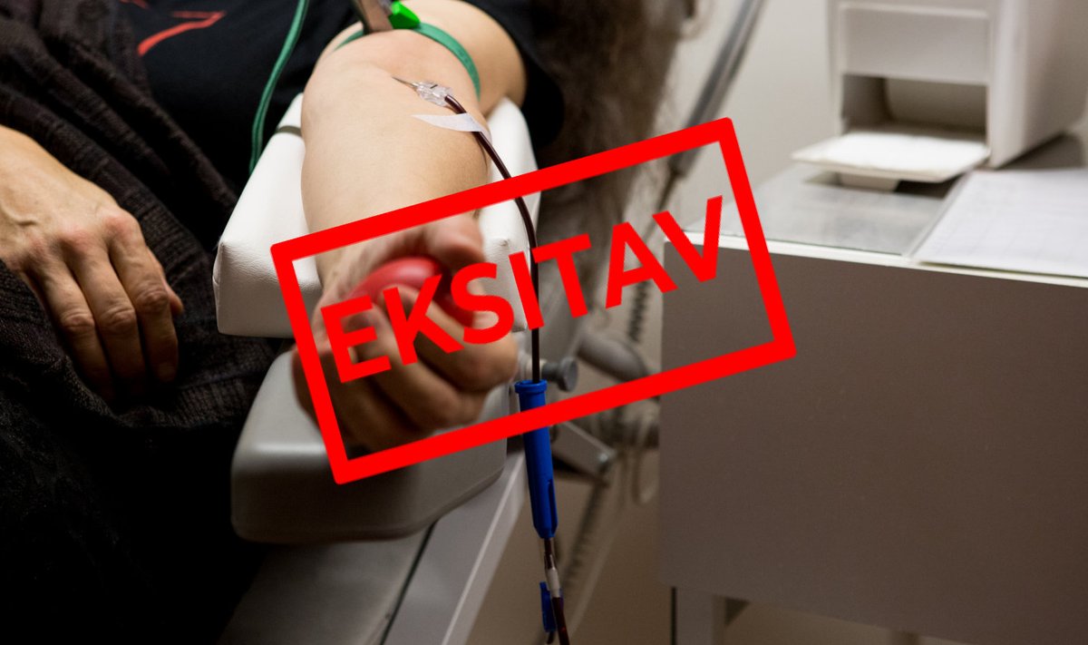 Veredoonorite veri jääb Eestisse. Ka vereplasma, millest ravimeid valmistatakse, tuuakse riiki tagasi