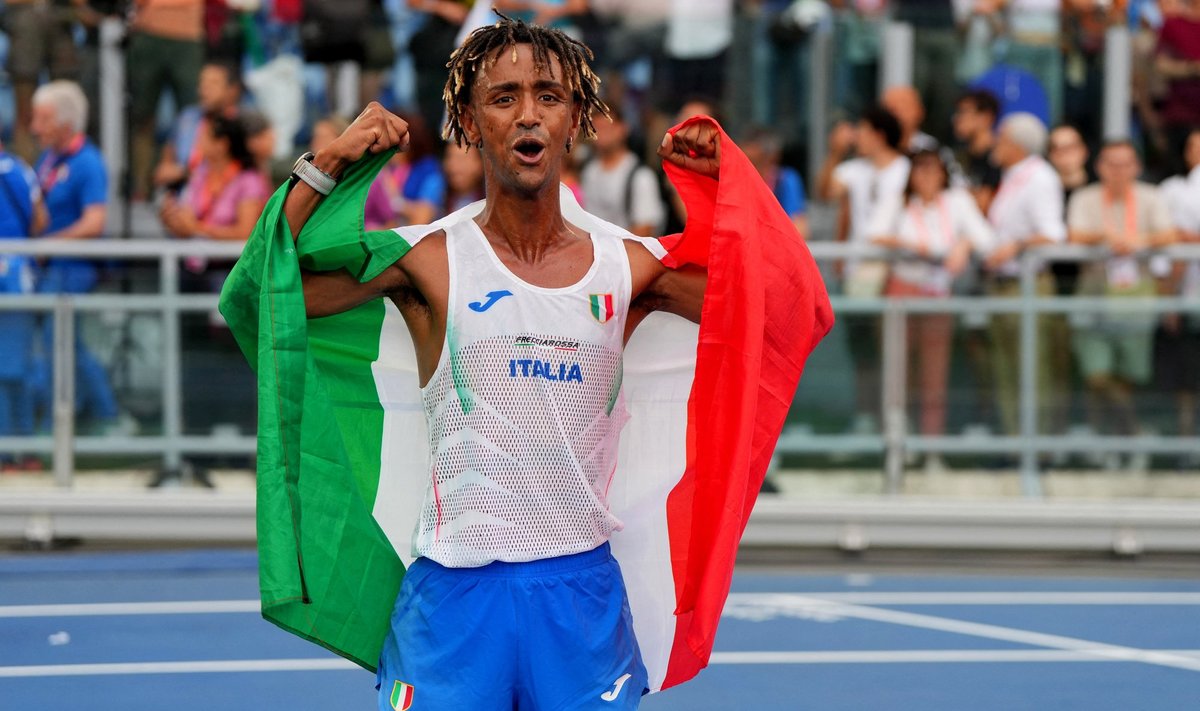 Rooma EM-i poolmaratoni võitja Yemaneberhan Crippa.
