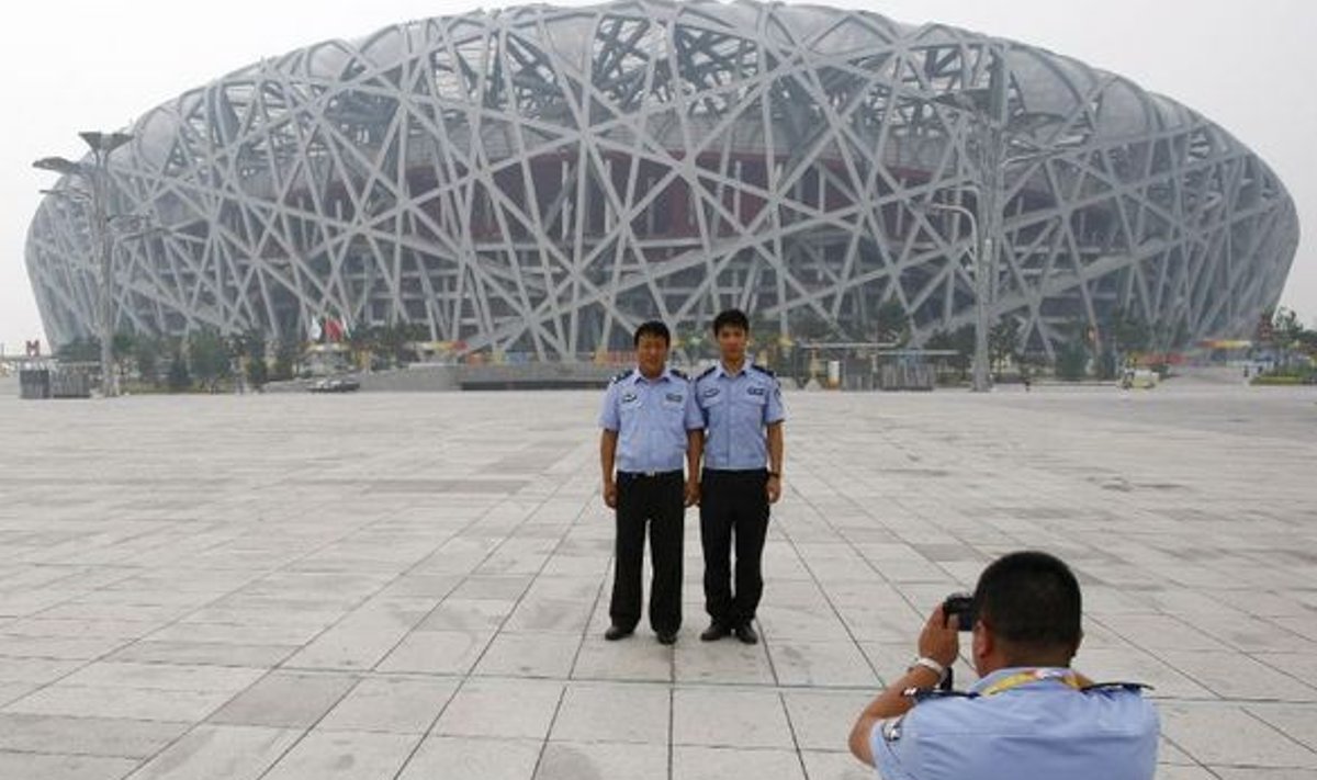 Pekingi olümpiastaadion Birds Nest.