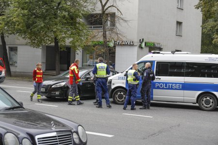Politsei sattus avariisse